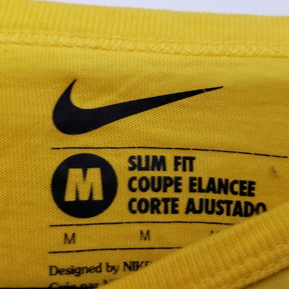 Yellow workout tshirt